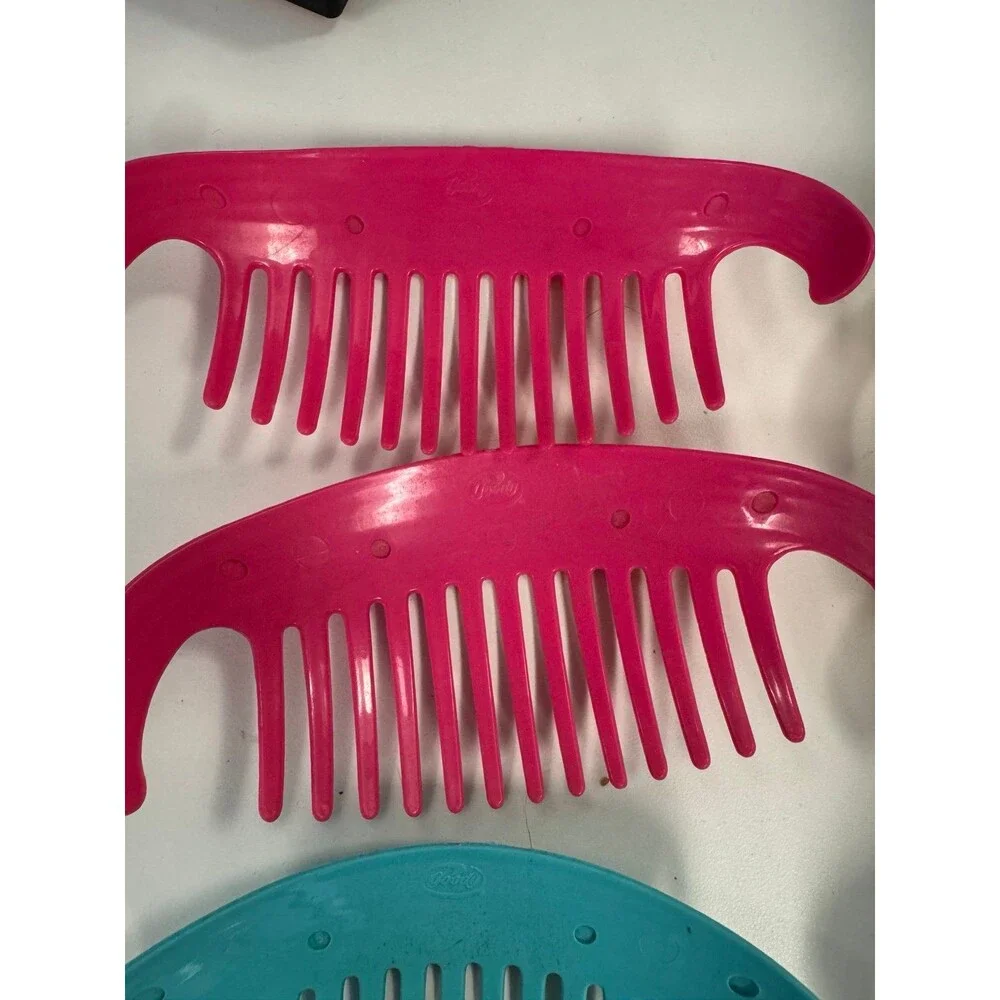 Vtg 1980's GOODY Hair Cincher Clip Banana Comb Ponytail holder Lot 13 Piece 4.5”